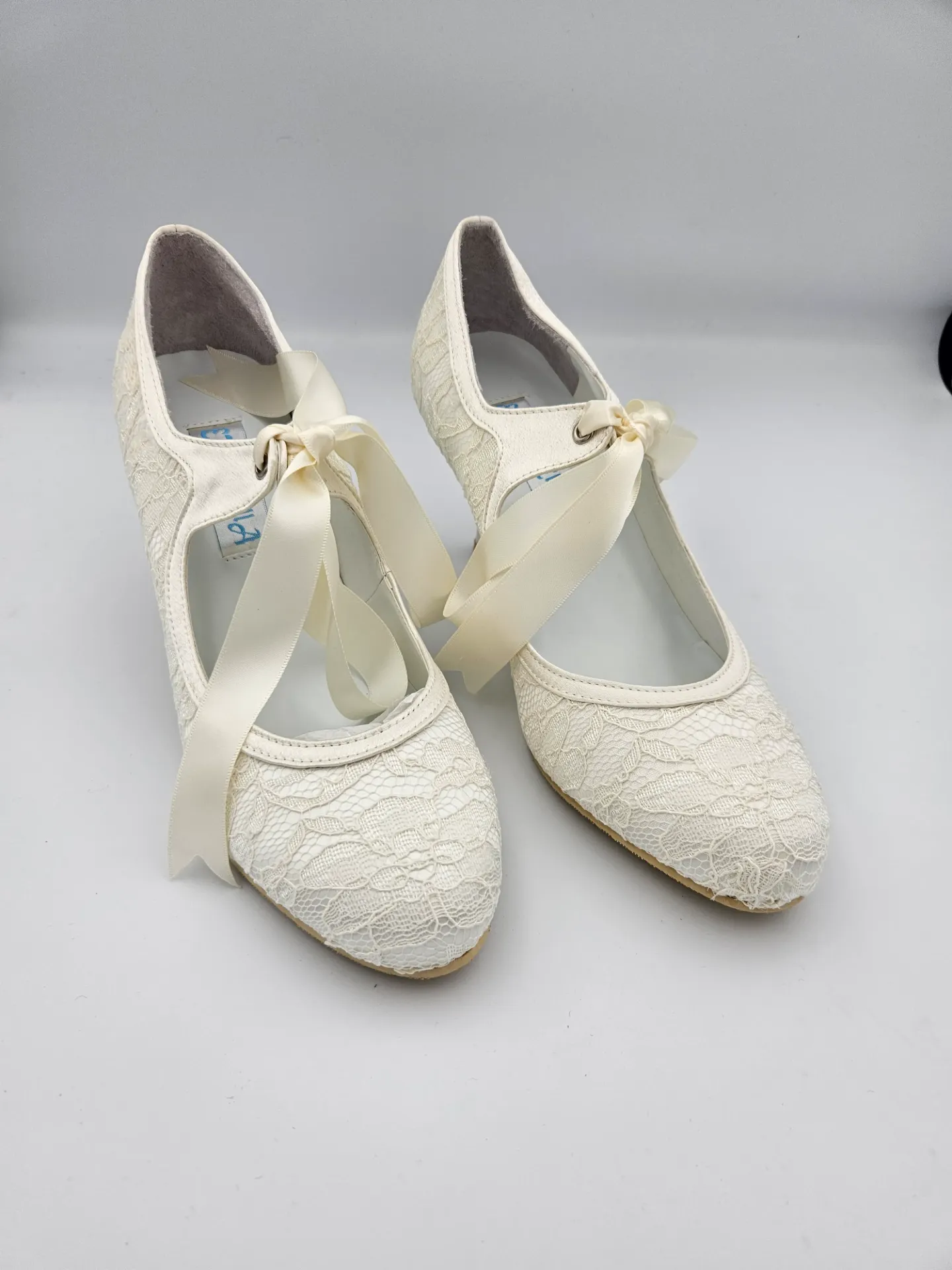 Brautschuhe BS128 (Weiss, EU 38, 8)