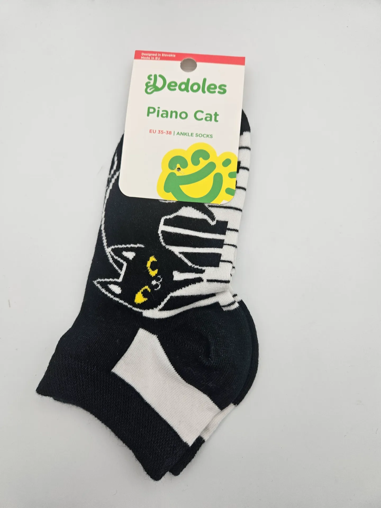 Dedoles Piano Cat Ankle Socks EU 35-38