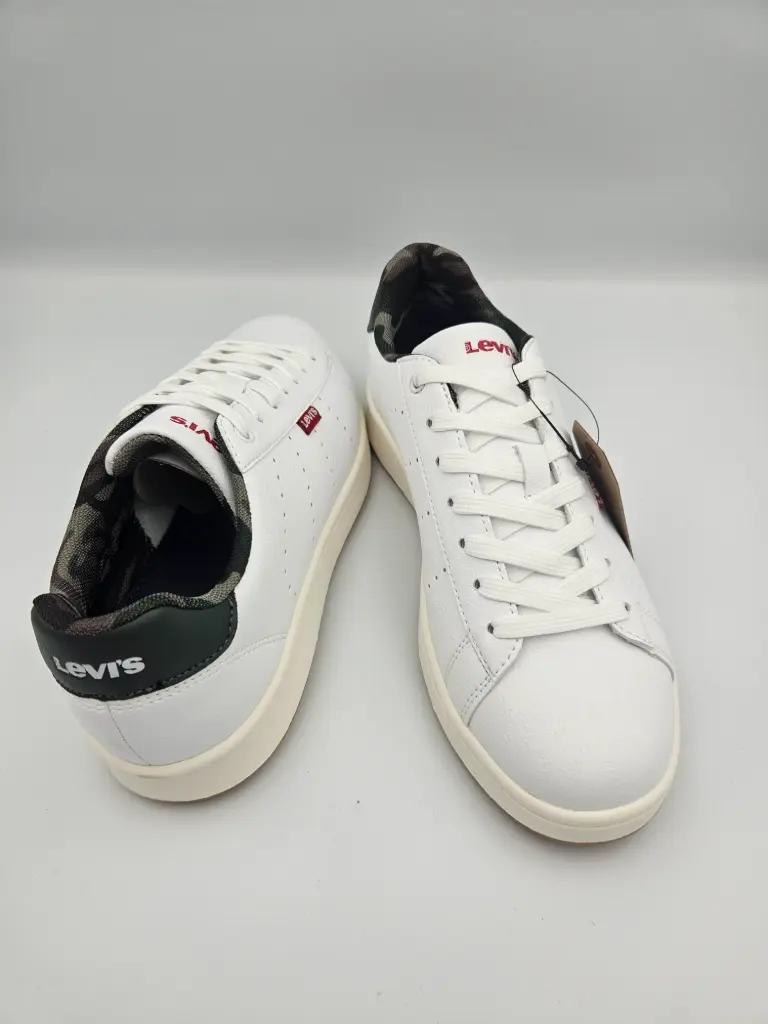 Levi`s Avenue Sneaker White Khaki Camo EU 37
